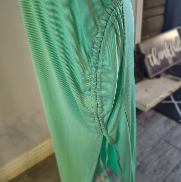 NWT Green Sleeveless Maxi Dress #245 - Picture 2 of 4